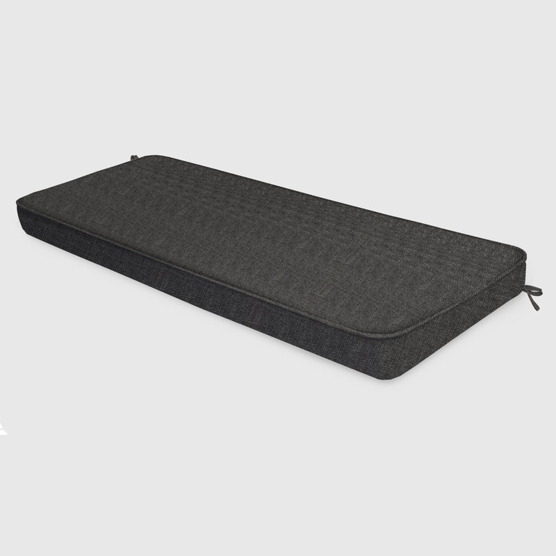 4'' H Customizable Bench Cushion For Indoor/Outdoor Furniture/Chair/Window Seat, Premium 75D High-Resilience Foam, 100" W