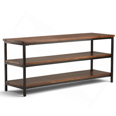 Meuble télé - brun cognac foncé