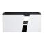 Meuble-lavabo mural flottant 40 po et porte d'armoire à fermeture en douceur (meuble-lavabo seulement, sans lavabo)-129457536