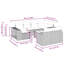 Ensemble de canapé de jardin Vidaxl-125402450-125402454