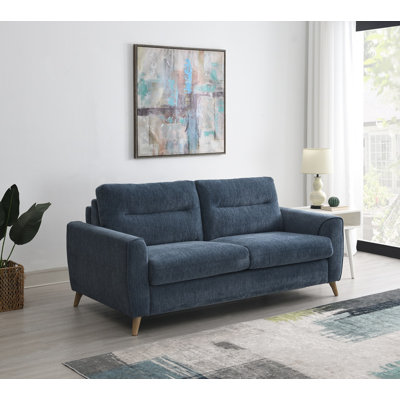 2 Seater Textured Fabric Sofa Bed