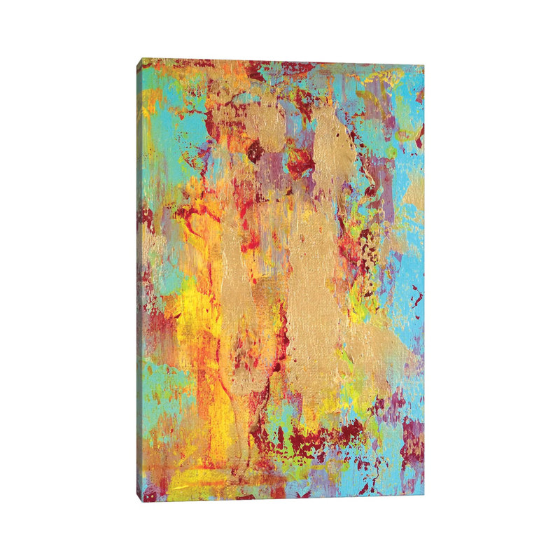 Joy by Monika Mickute - Wrapped Canvas Painting, 30.48 cm H x 45.72 cm W