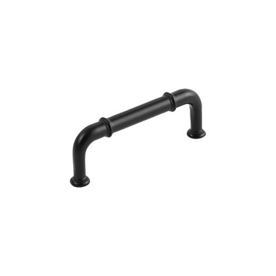 Cottage Collection Handle Pull - 3" Center to Center Cabinet Pull Matte Black - Farmhouse Hardware for Drawers & Cabinets (Set of 1)
