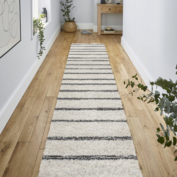Melvis Minimalist Stripe Cream/Black Rug