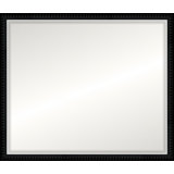 Distressed Black Signature Mirror
