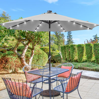 Parasol de marché éclairé 108 po Dorelli