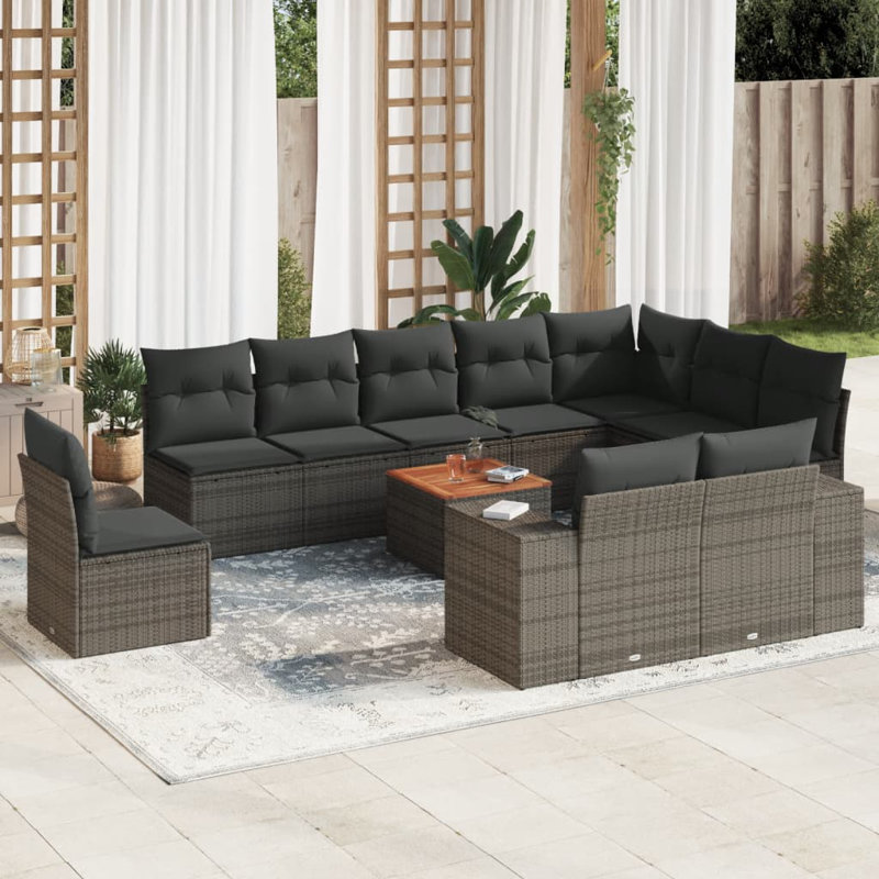 Ensemble de canapé de jardin Vidaxl