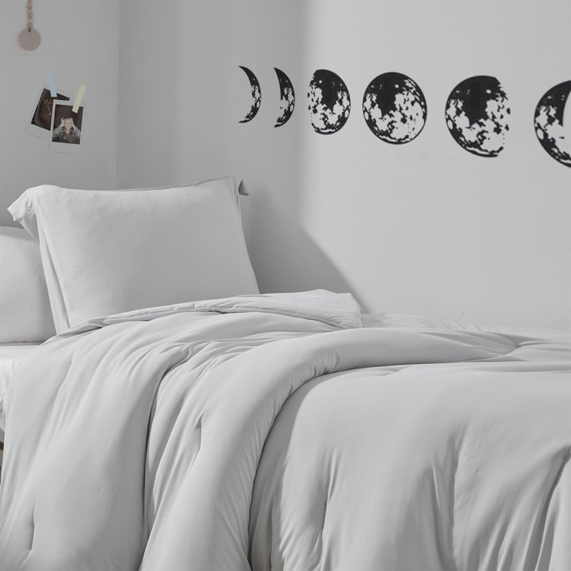 Too Cool - Coma Inducer Oversized Comforter Set - Arctic Gray, Twin Extra Long Comforter + 1 Standard Sham