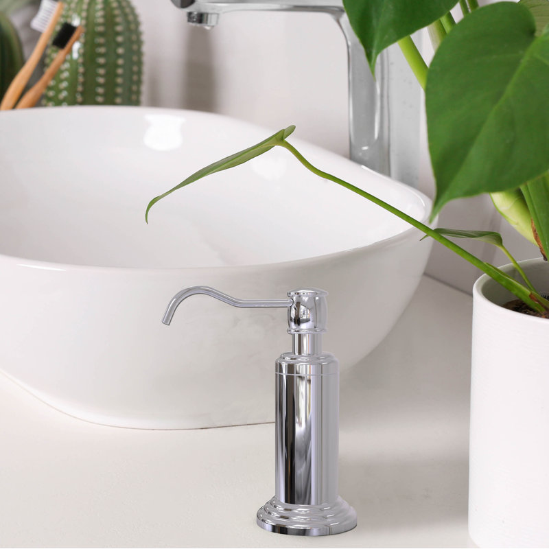 Distributeur de savon sur pied Beresford, Chrome poli