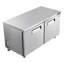 Porte de table commerciale en acier inoxydable 60 po