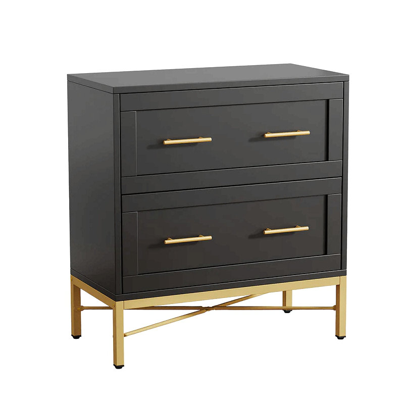 Sleek Design Cabinet,Office File Cabinet,Durable Storage Cabinet, Black