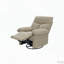 Fauteuil inclinable pivotant avec tissu texturé-433814490