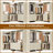 86.8" W Closet System with 6 Drawers and 4 Hanging Rods-659176971