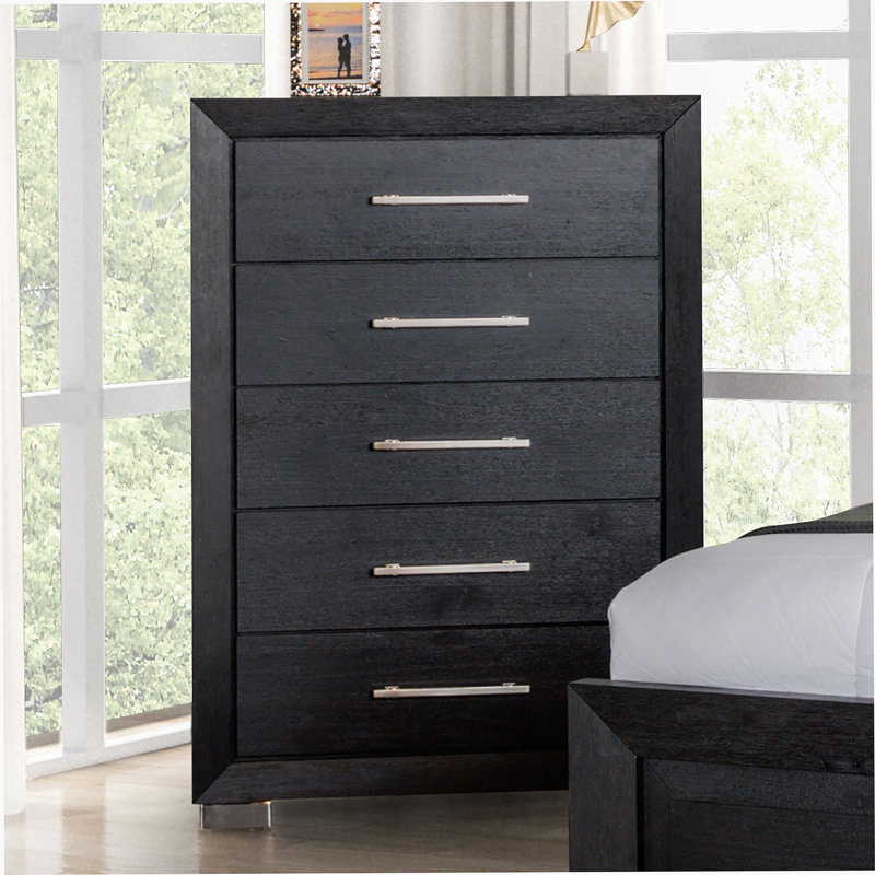 Mobilier de chambre à coucher 1pc Chest 5-English Dovetail