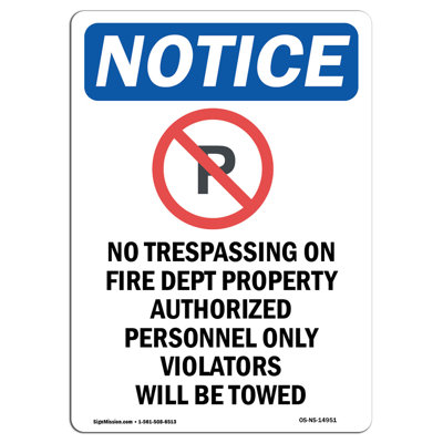 No Trespassing on Sign