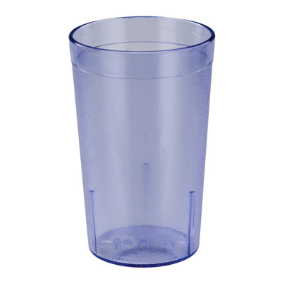Textured Tumblers Pebbled Plastic Drinking Glass
