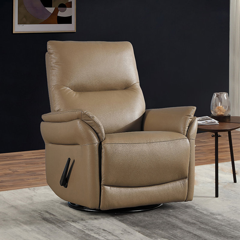 Quality fashion sofa casual rotating recliner, Brown