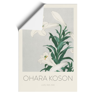 White Lilies - No Frame Print