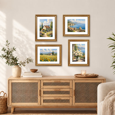 Cadre photo rétro 11 x 14 avec passe-partout 8 x 10, cadre élégant rétro 11 x 14 pour affichage mural, paquet de 2