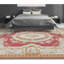Hand-Knotted High-Quality Red and Beige Area Rug