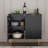 Laurens Manufactured Wood and Metal Accent Cabinet with Adjustable Shelves-1633582337