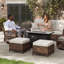 Ensemble de conversation pour patio pour 5 personnes en osier toutes saisons avec table de feu-684747254-682022051