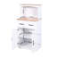 Armoire de cuisine pour micro-ondes: rangement pour garde-manger blanc avec grand tiroir et armoire pour garde-manger: espace de rangement