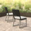8 Piece Sunbrella Outdoor Patio Dining Chairs - Navy-497285584-497285591