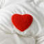 Heart Tufted Embroidered Duvet Cover Set with Pillowcases(No Filling), Soft Microfiber Bedding Set, White ComforterCover, Mother’s Day-105278654