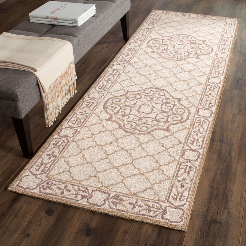 Oudkerk Hand Hooked Performance Geometric Rug, Runner 2'6" x 8'
