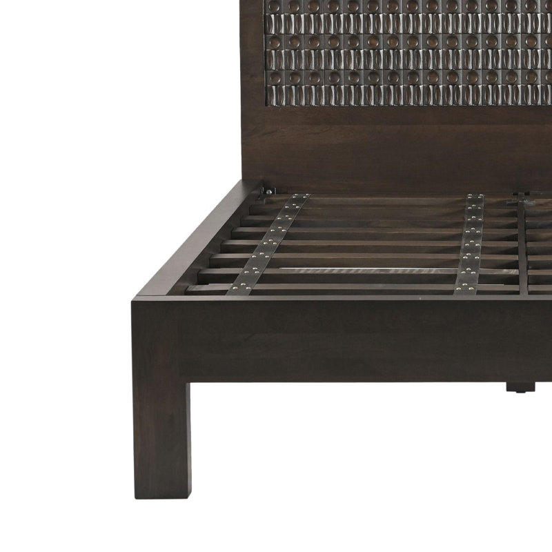 Jakarta Solid Wood Bed, Queen