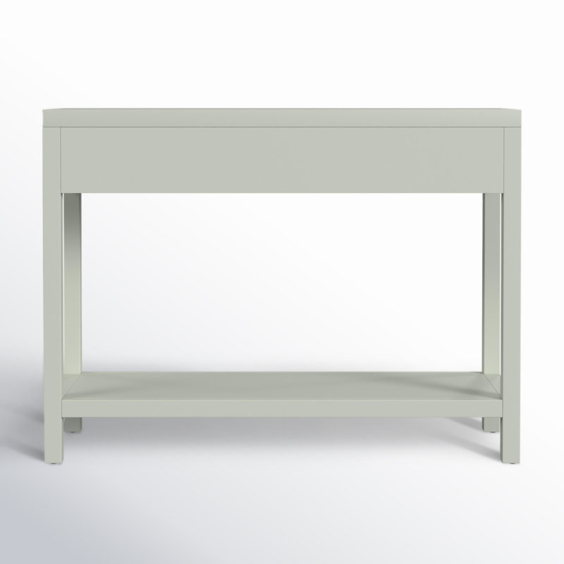 Nora 2 Drawer Console Table, Sage Green