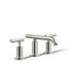 Purist Widespread Bathroom Faucet with Drain Assembly