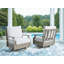 Fauteuil oscillant pivotant avec coussin Springbrook