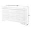 Commode horizontale en bois manufacturé avec 6 tiroirs-1783057572