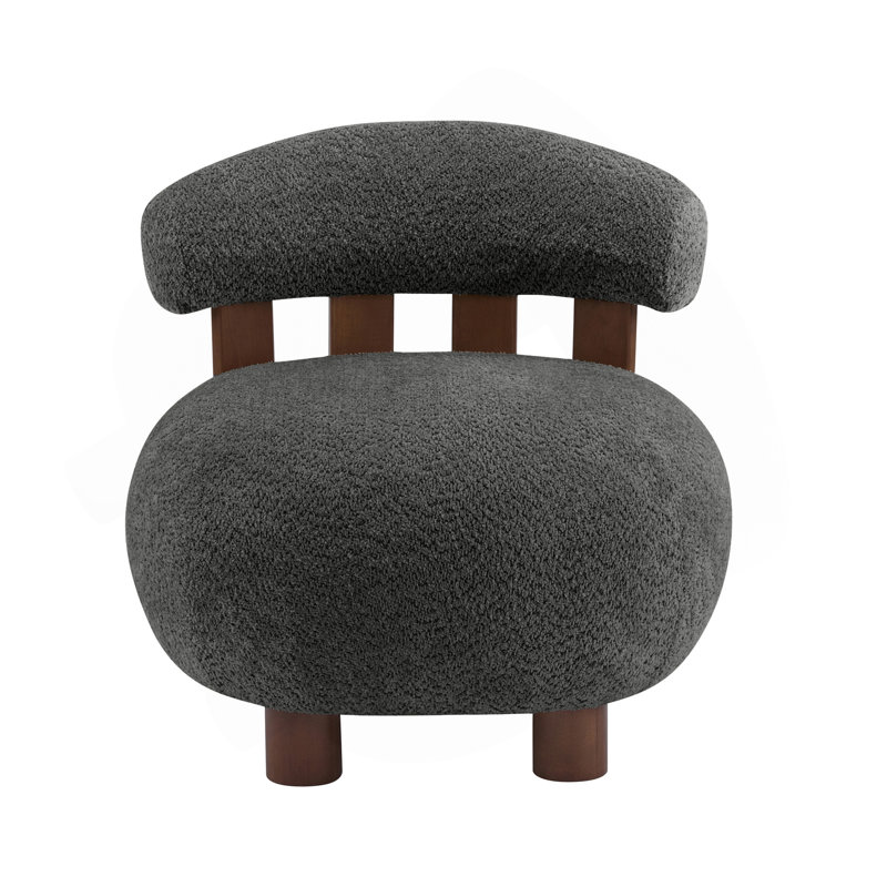 Fauteuil d'appoint Modern, Gris foncé