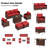 Samya 7 - Person Outdoor Conversation Sets All-Weather Firepit Seating Group With Cushions-101754886