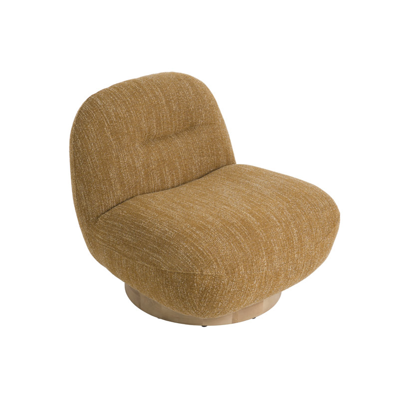 Chastie Upholstered Swivel Barrel Chair