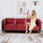 83.46" Wide Square Arm Sofa-1079720560