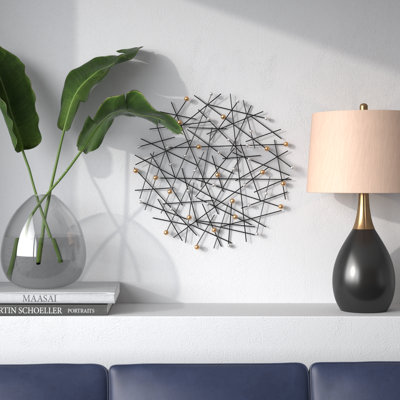 Vitagliano Modern Abstract Wall Decor on Metal