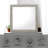 Mari Light Gray Finish Mirror