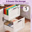 Armoire de rangement de bureau de 171,5 cm de hauteur avec bibliothèque, 2 tiroirs à dossiers suspendus et station de recharge
-901378913