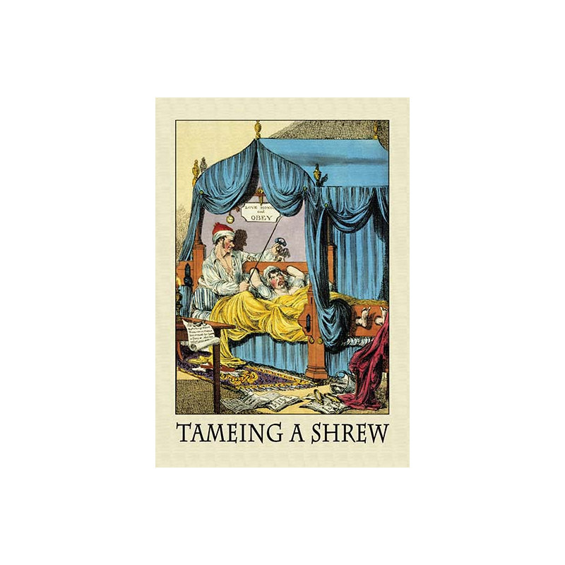 Taming a shrewsbury-impression de publicité rétro, H 30 po x l 20 po x P 1,5 po
