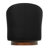 Modern Leather Swivel Barrel Chair with Solid Wood Base（Set of 2)-2121686540