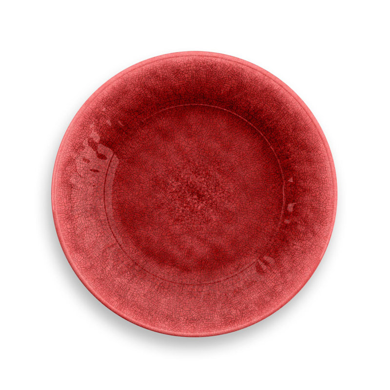 Keirin 22cm Melamine Salad Plate, Red