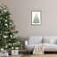 Arbre de mots festifs de Noël, estampe numérique, design par Martina Pavlova-114293588-114293584