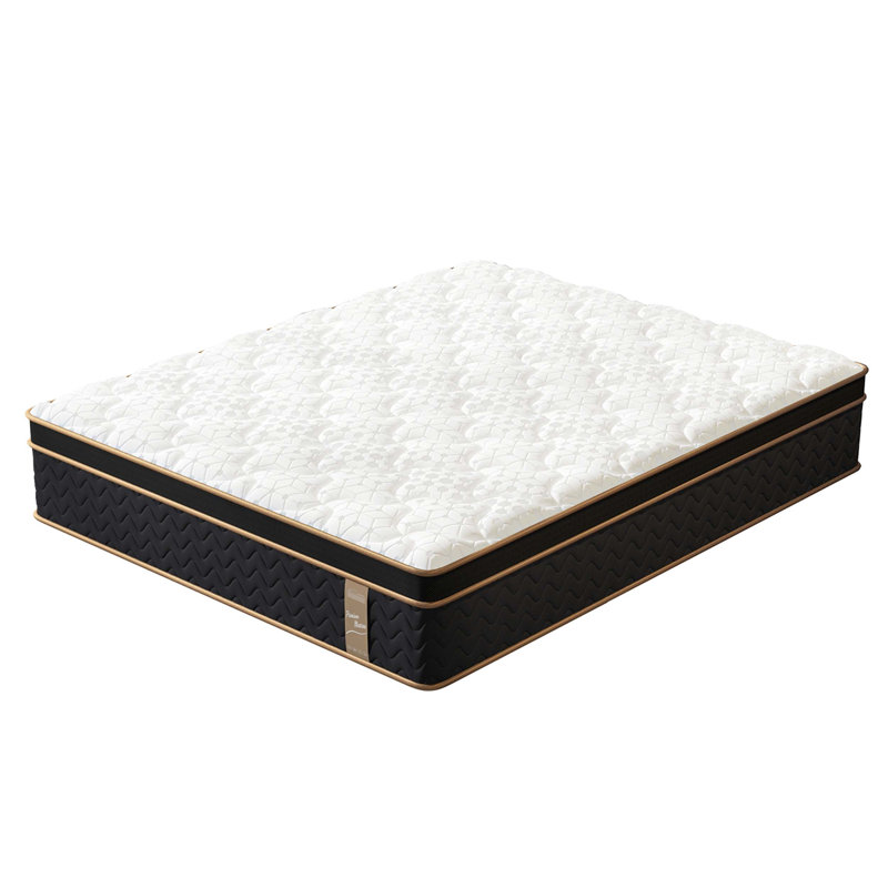 10-Inch Twin Plush Hybrid Mattress With Independently Encased Coils, Gel Memory Foam, Fiberglass-Free Construction, Motion Isolation, And Edge Support.