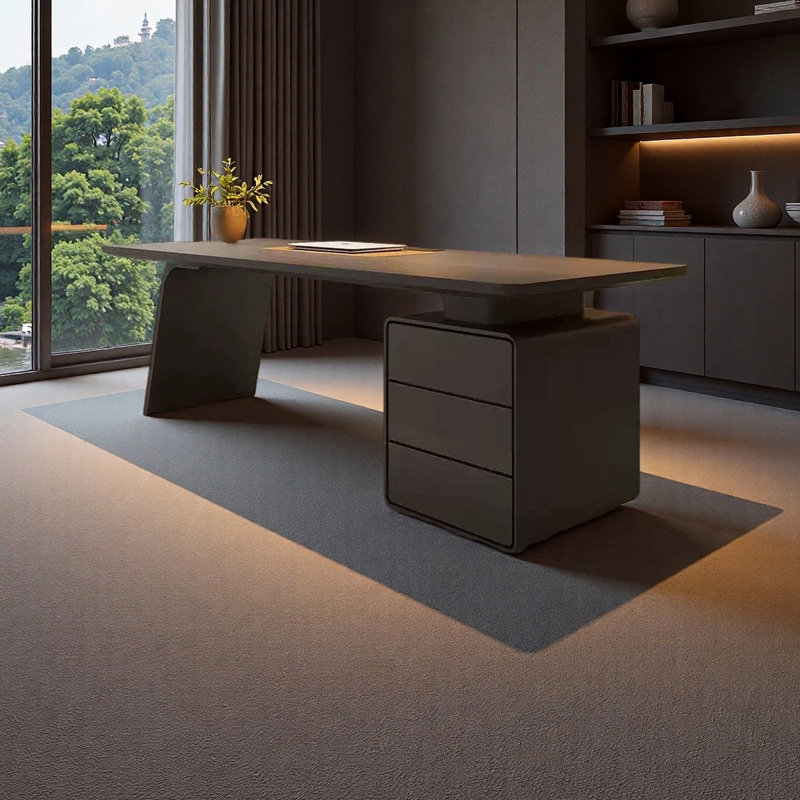 Bureau d'ordinateur moderne et luxueux, H 29,53 po x l 70,87 po x P 31,5 po