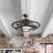 Nova 30" LED Fandelier in Reclaimed Wood with Remote Control