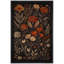 «Vibrant Wildflower Dark Moody Wildflower», art mural encadré, impression numérique sur toile, impression numérique sur toile-110789537-110789535